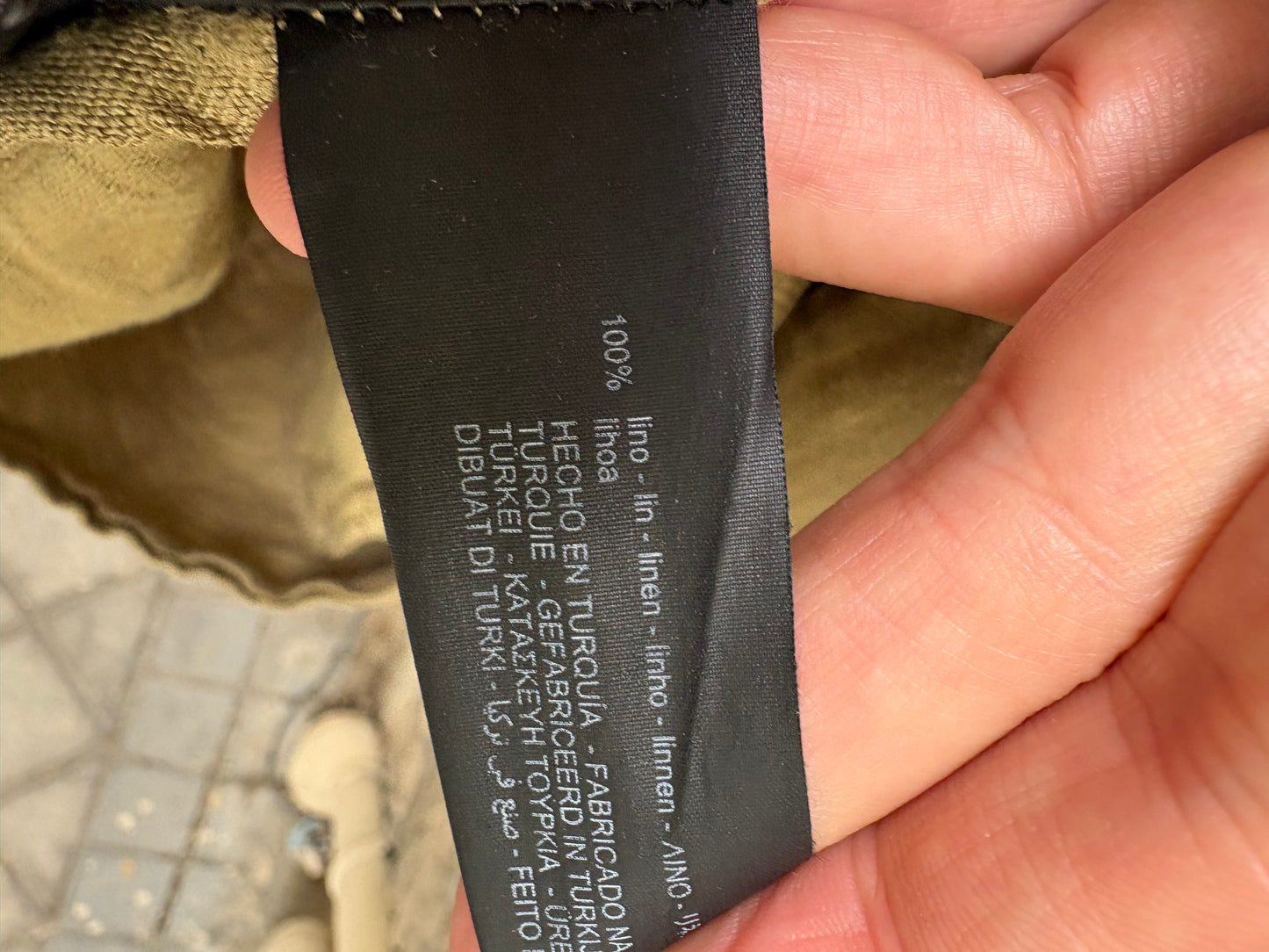 ZARA. Green linen jacket. TM