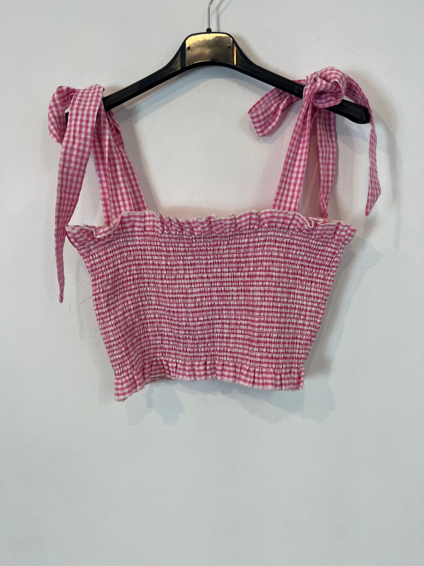 OTRAS. Top rosa nido abeja TU(S)