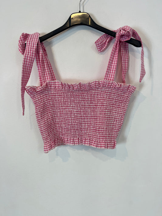 OTRAS. Top rosa nido abeja TU(S)