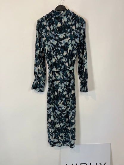 MANGO. Vestido abotonado tie dye T.xs