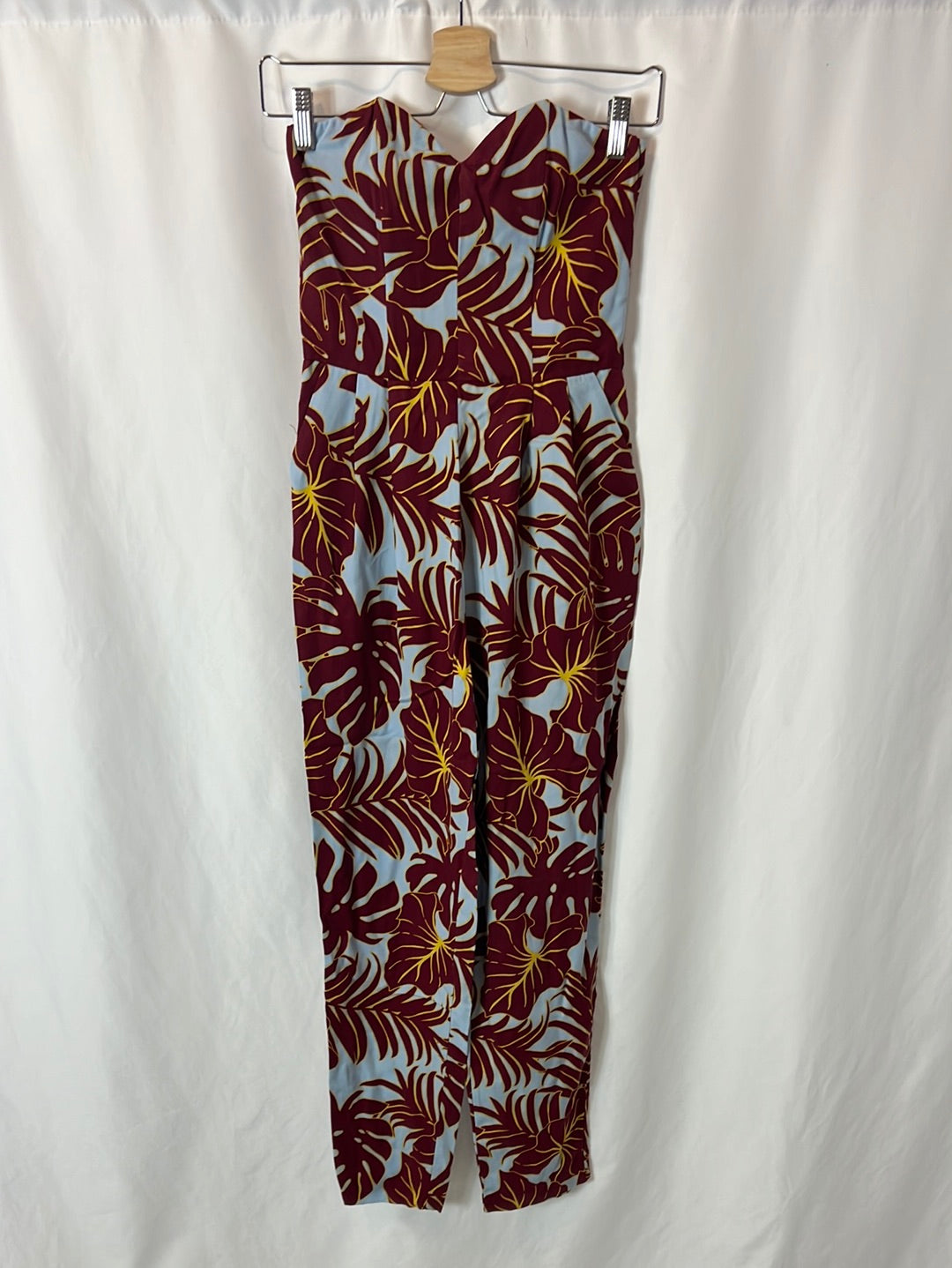 H&amp;M. Floral long jumpsuit size 34