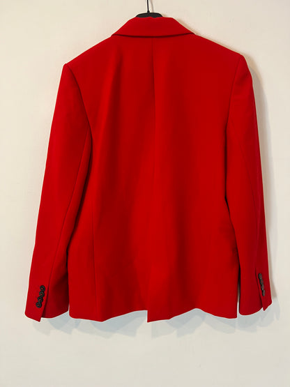 ZARA. Blazer roja recta. T S