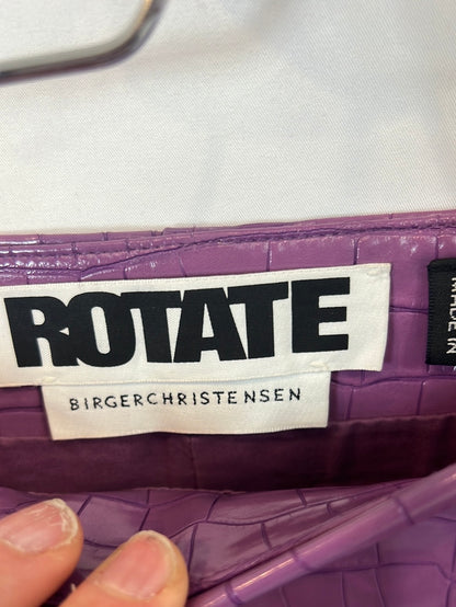 ROTATE. Purple midi skirt T.36
