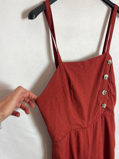 C&A. Mono largo teja T.40