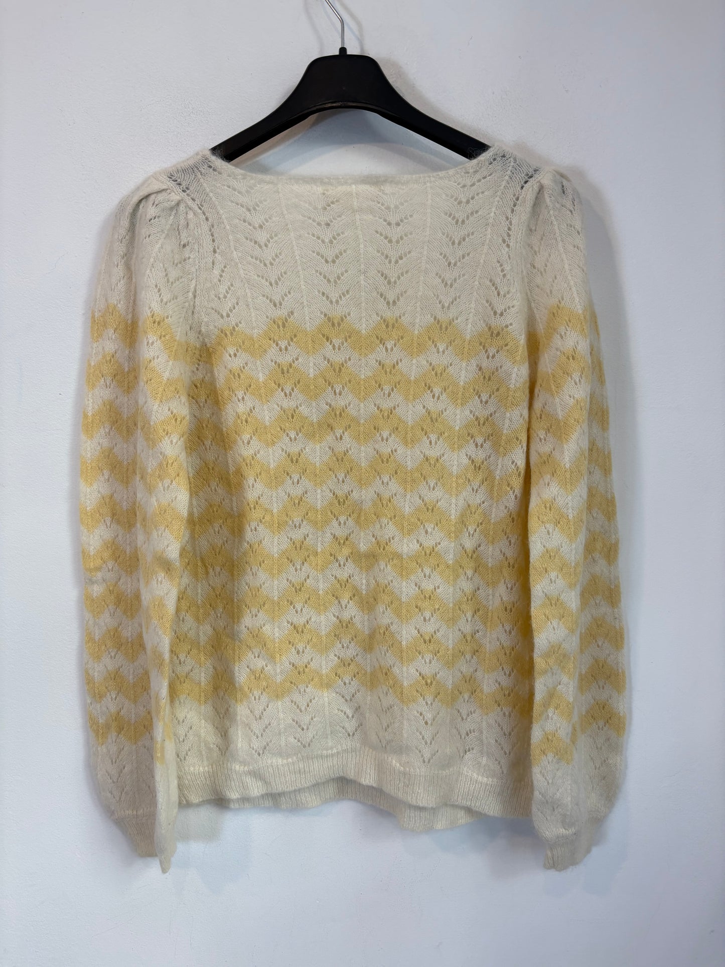 ZARA. Black stretch knit top. TL