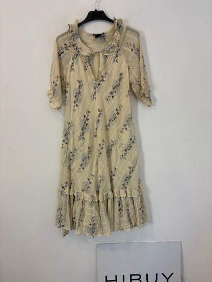 ISABEL MARANT ÉTOILE. Vestido corto estampado bolsillos