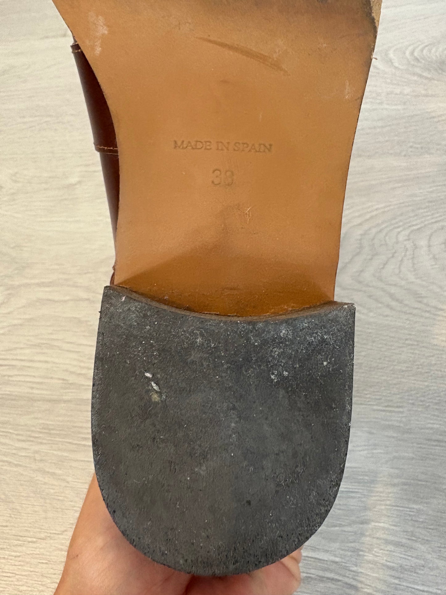 MICUIR. Botines piel efecto mocasín. T 38