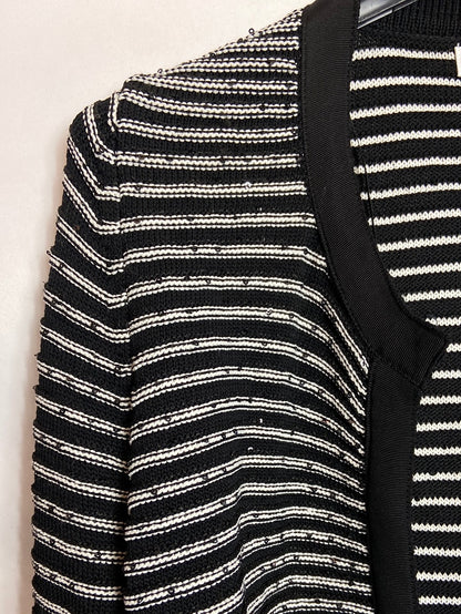 PEDRO DEL HIERRO. Striped mini-sequin jacket TL