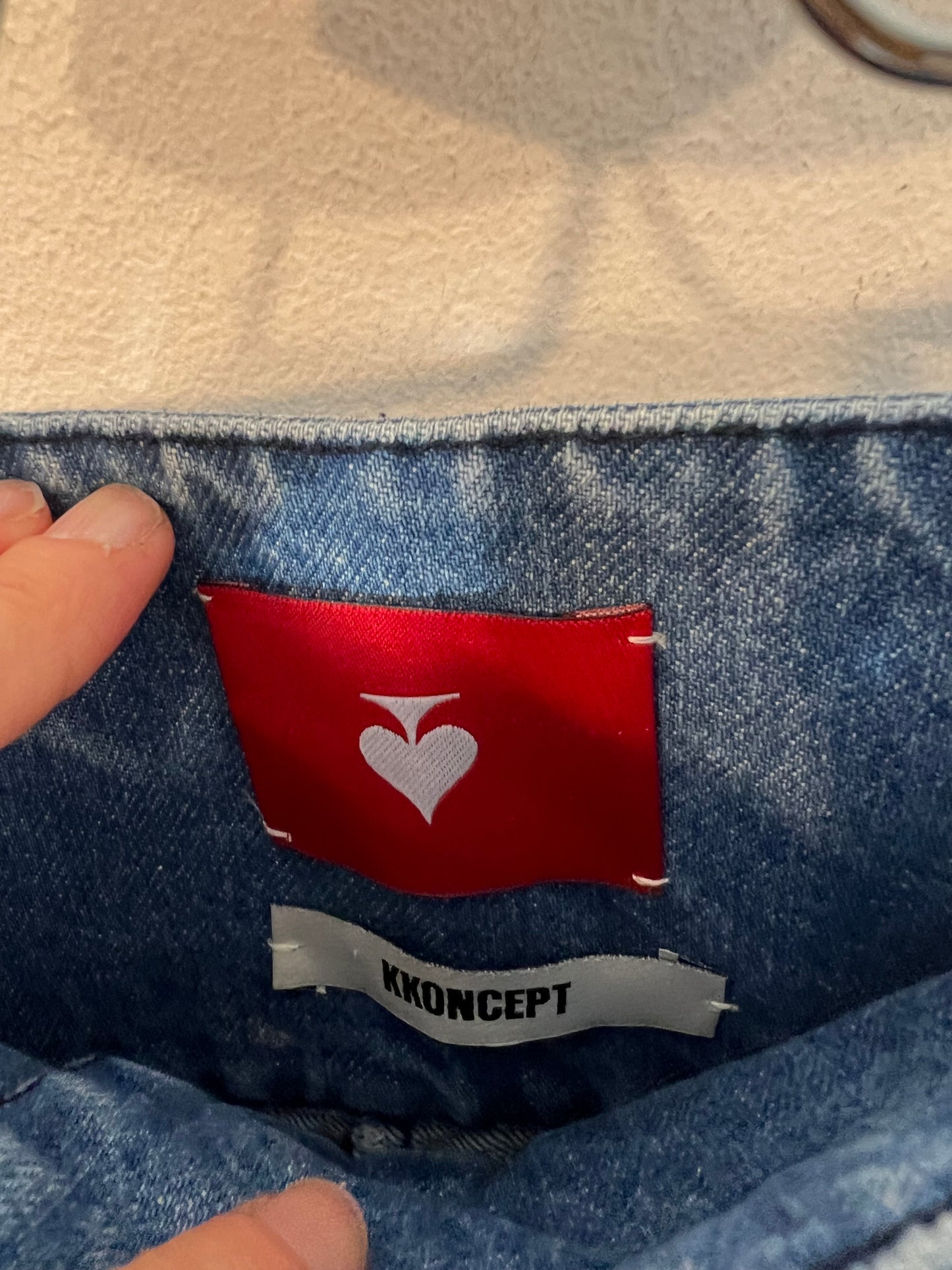 K-KONCEPT. Wide-leg denim pants Tu(36)