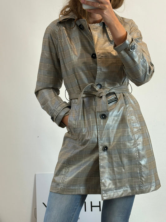 TAIFUN. Gabardina cuadros