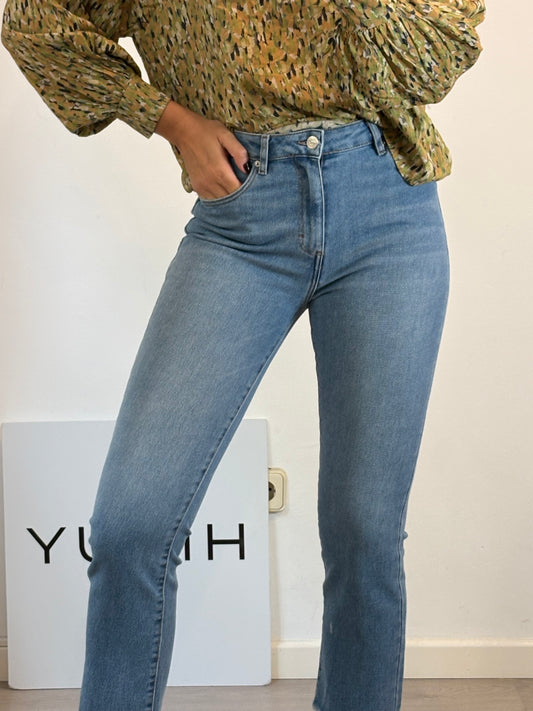 BROWNIE. Pantalón recto denim. T XS/S