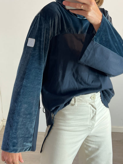 EMPORIO ARMANI. Double-textured sweatshirt TM