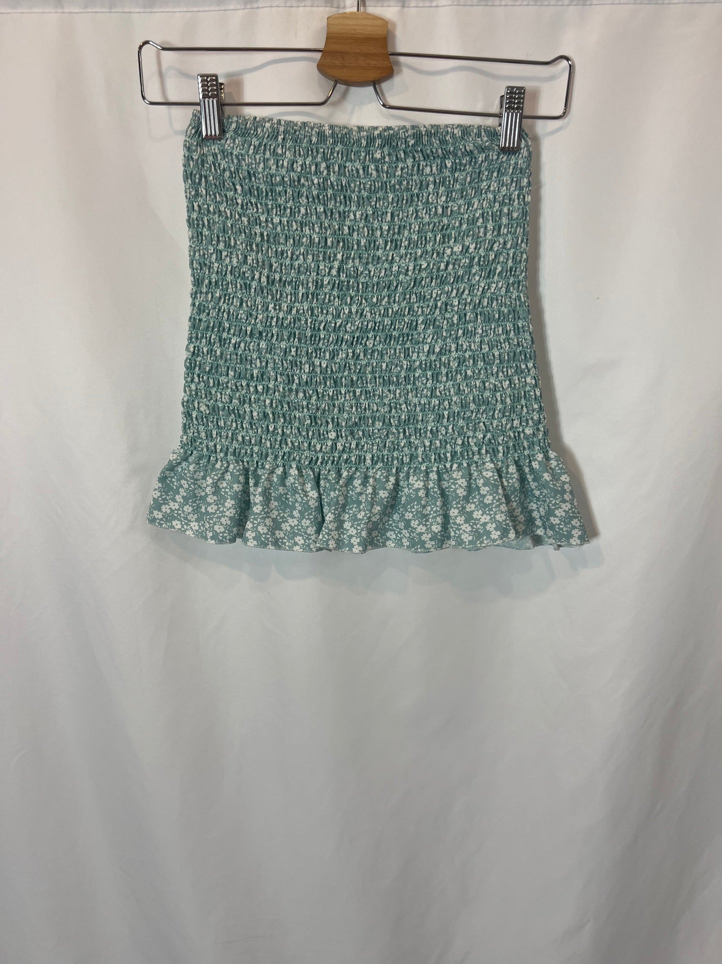 OTRAS. falda/top flores nido de abeja TU(S)