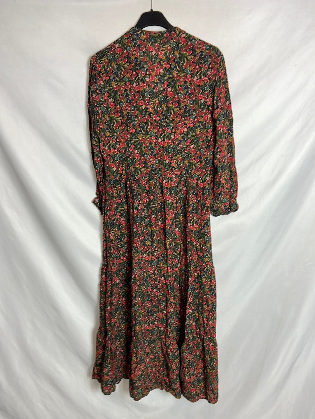 MANGO. Vestido largo camisero T.xs (S)