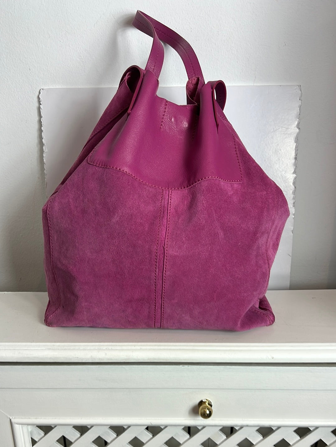 DAYADAY. Bolso rosa piel