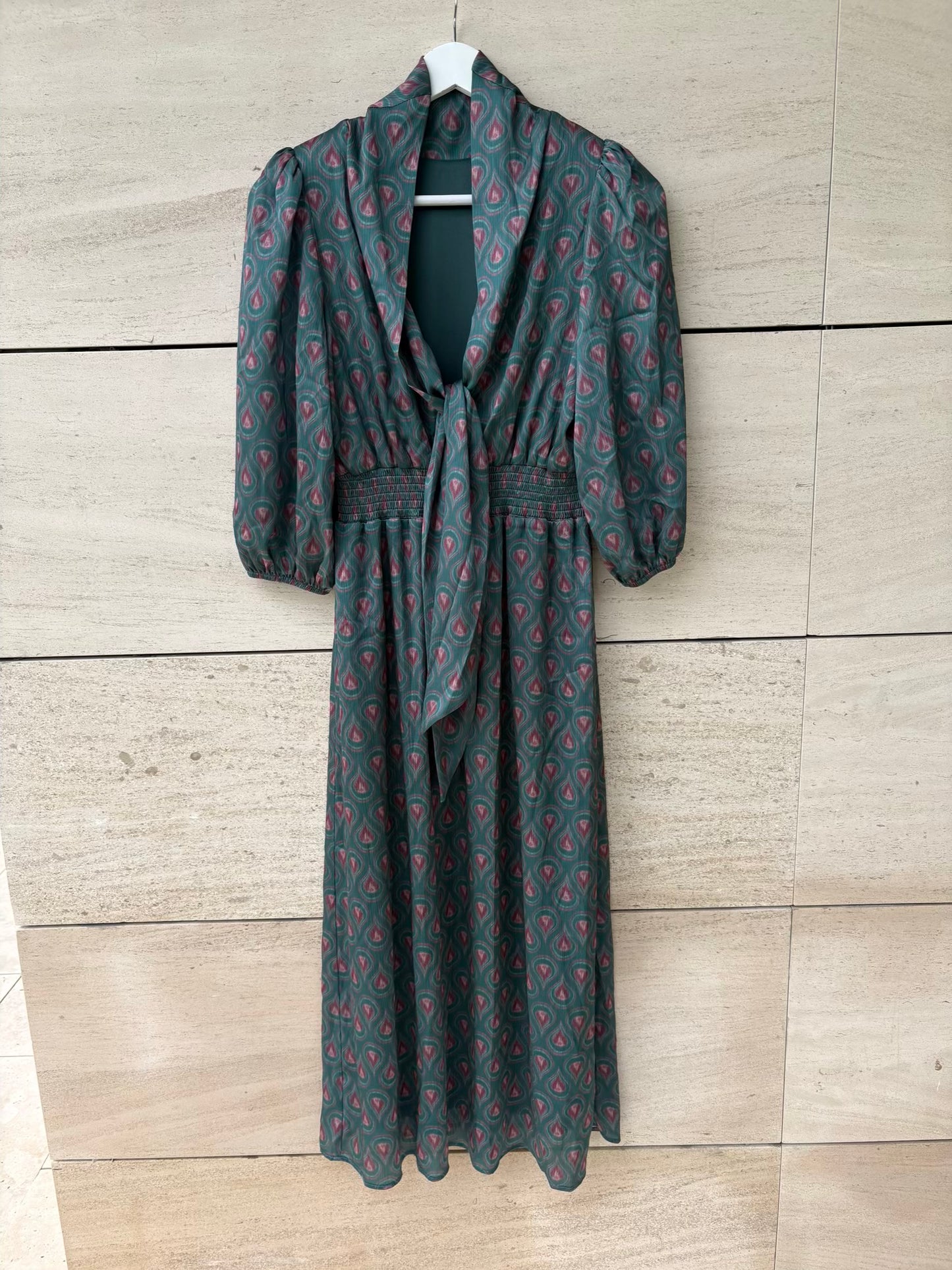 POLÍN ET MOI. Vestido midi estampado detalle espalda