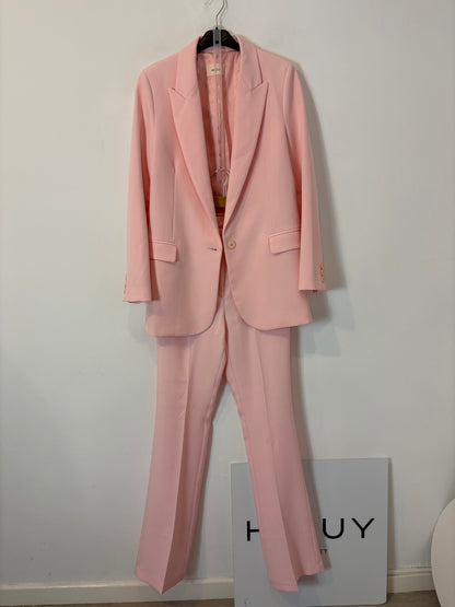 VICOLO. Traje de chaqueta rosa claro