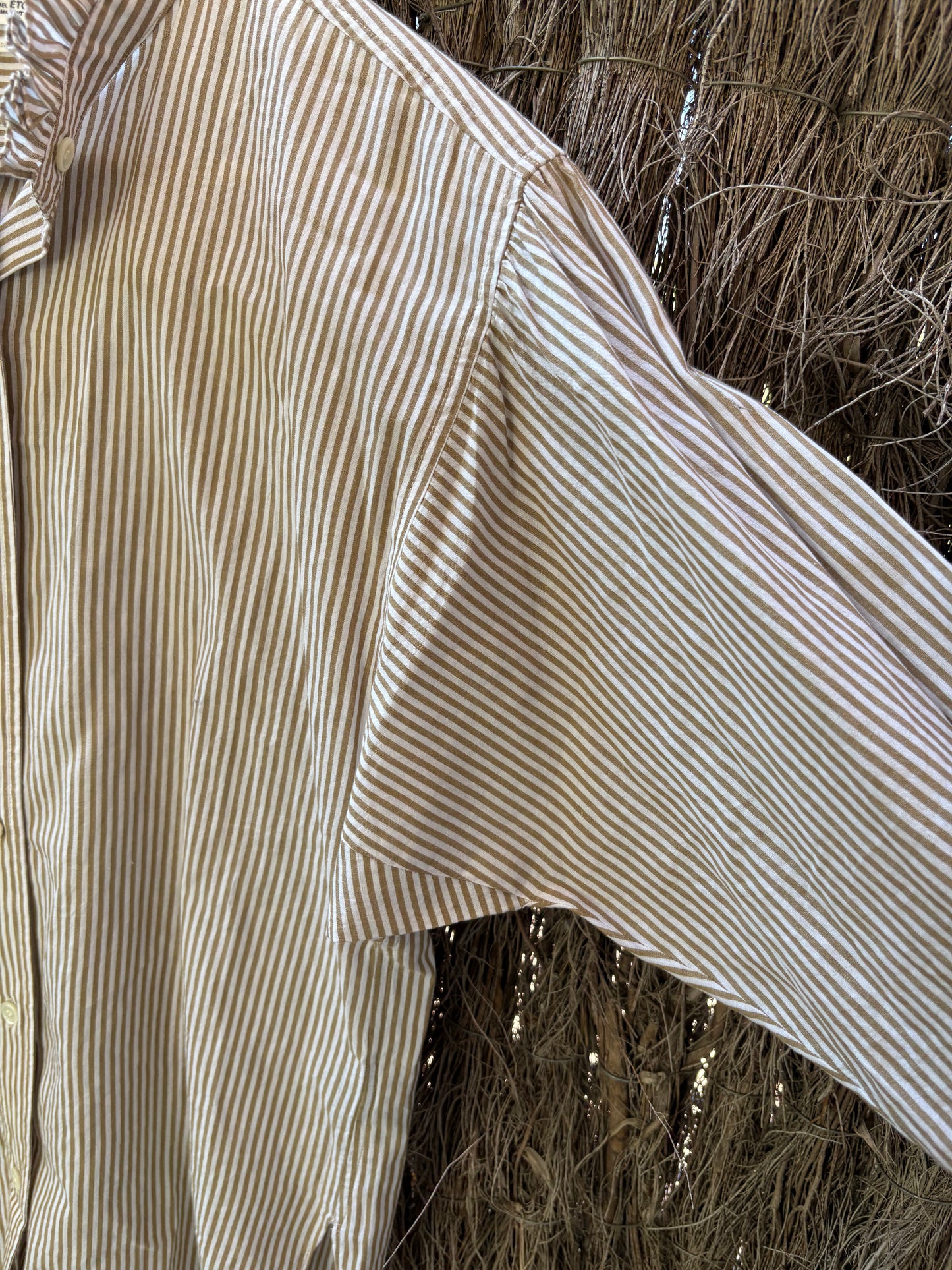 ISABEL MARANT ÉTOILE. Camisa rayas detalle cuello y puños. T S