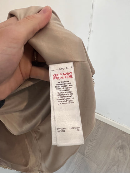 NEVER FULLY DRESSED. Falda midi lentejuelas