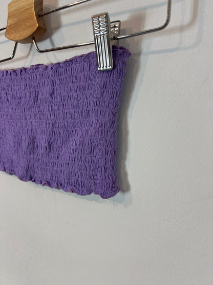 OTRAS. Bandeau nido de abeja morado. T S/M