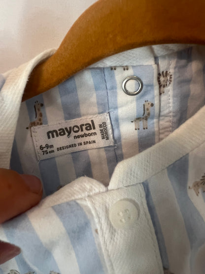 MAYORAL. Ranita rayas estampada. T 6-9 meses