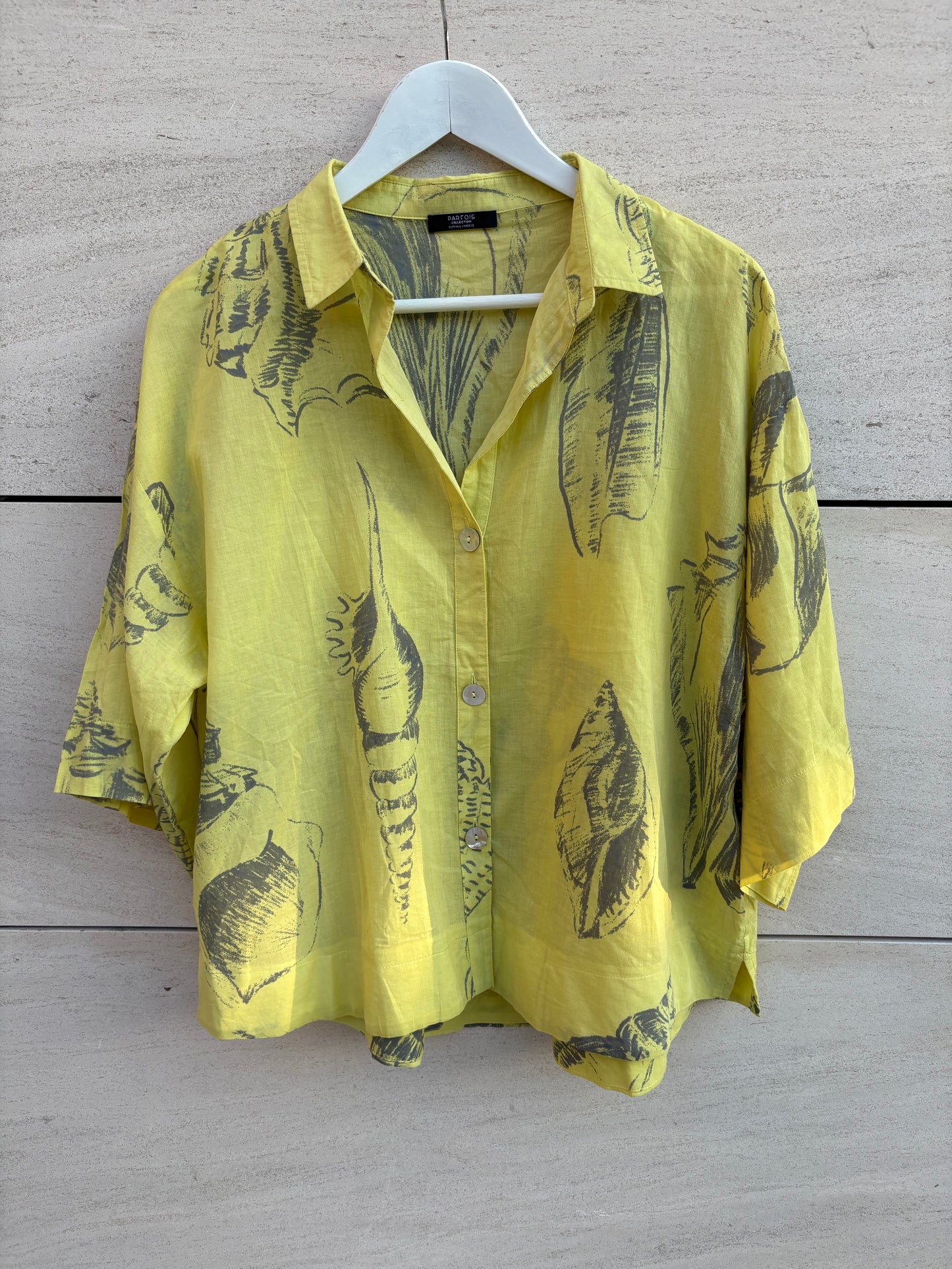 PARFOIS. Camisa lima estampada