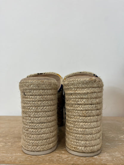 GAIMO. Sandalias esparto croché T.40