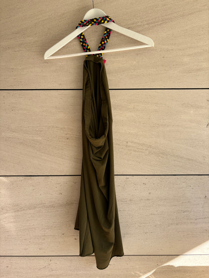ERES. Vestido corto detalle cuello