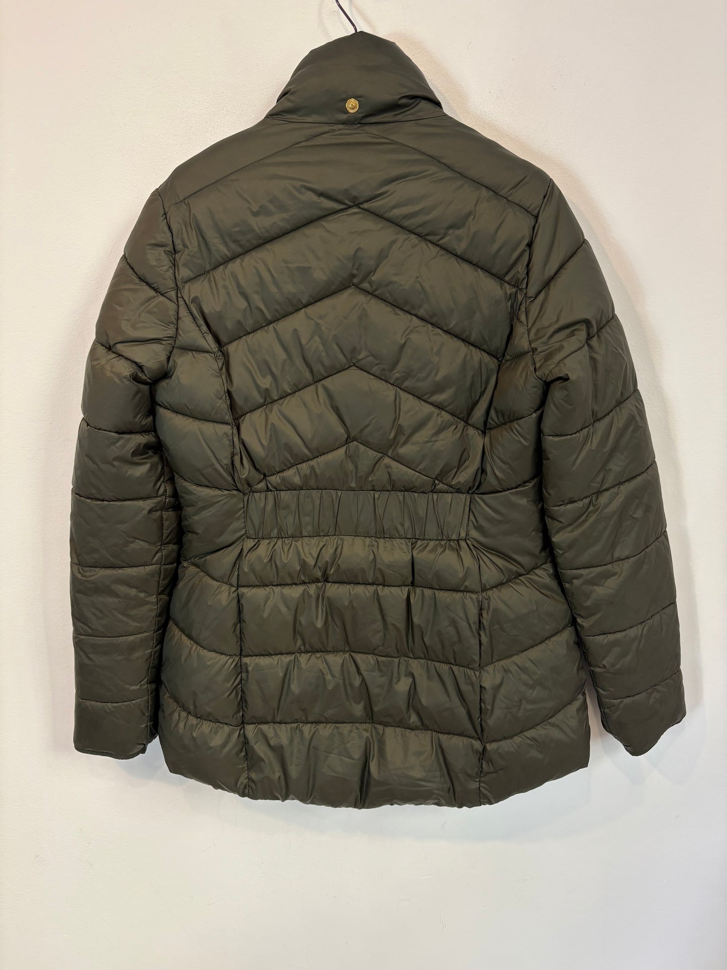BARBOUR. Plumas verde capucha. T S