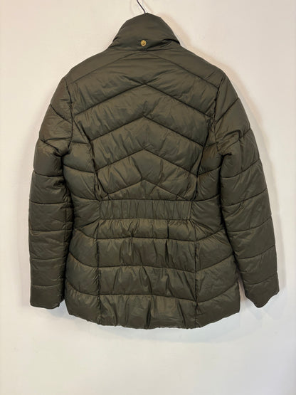 BARBOUR. Plumas verde capucha. T S