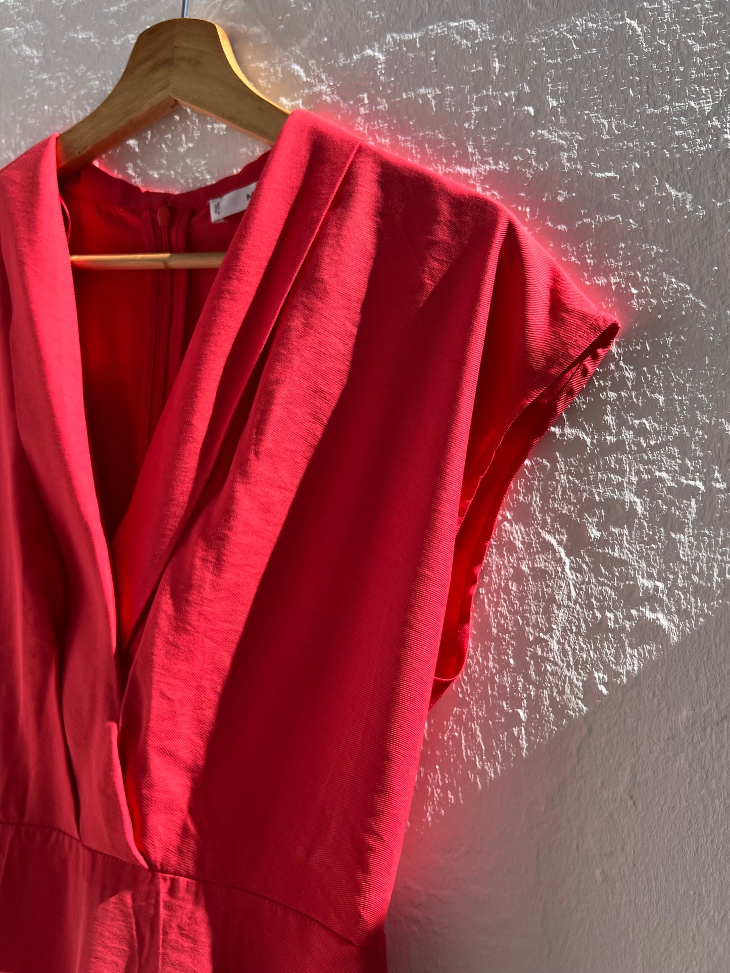 MANGO. Flowy pink jumpsuit Tm