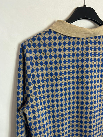 LUMINA. Jersey rombos bicolor. T S