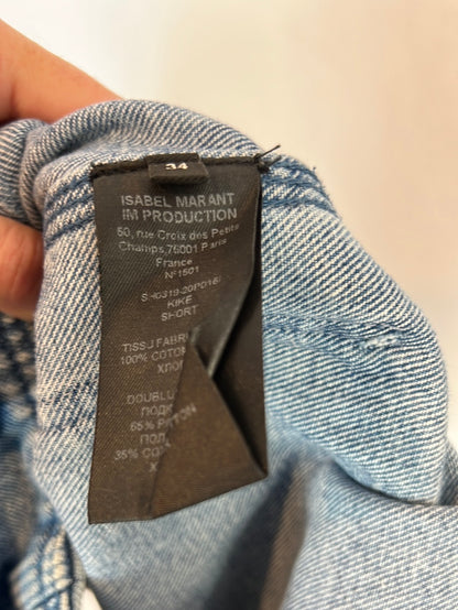 ISABEL MARANT. Slouchy denim shorts T.34