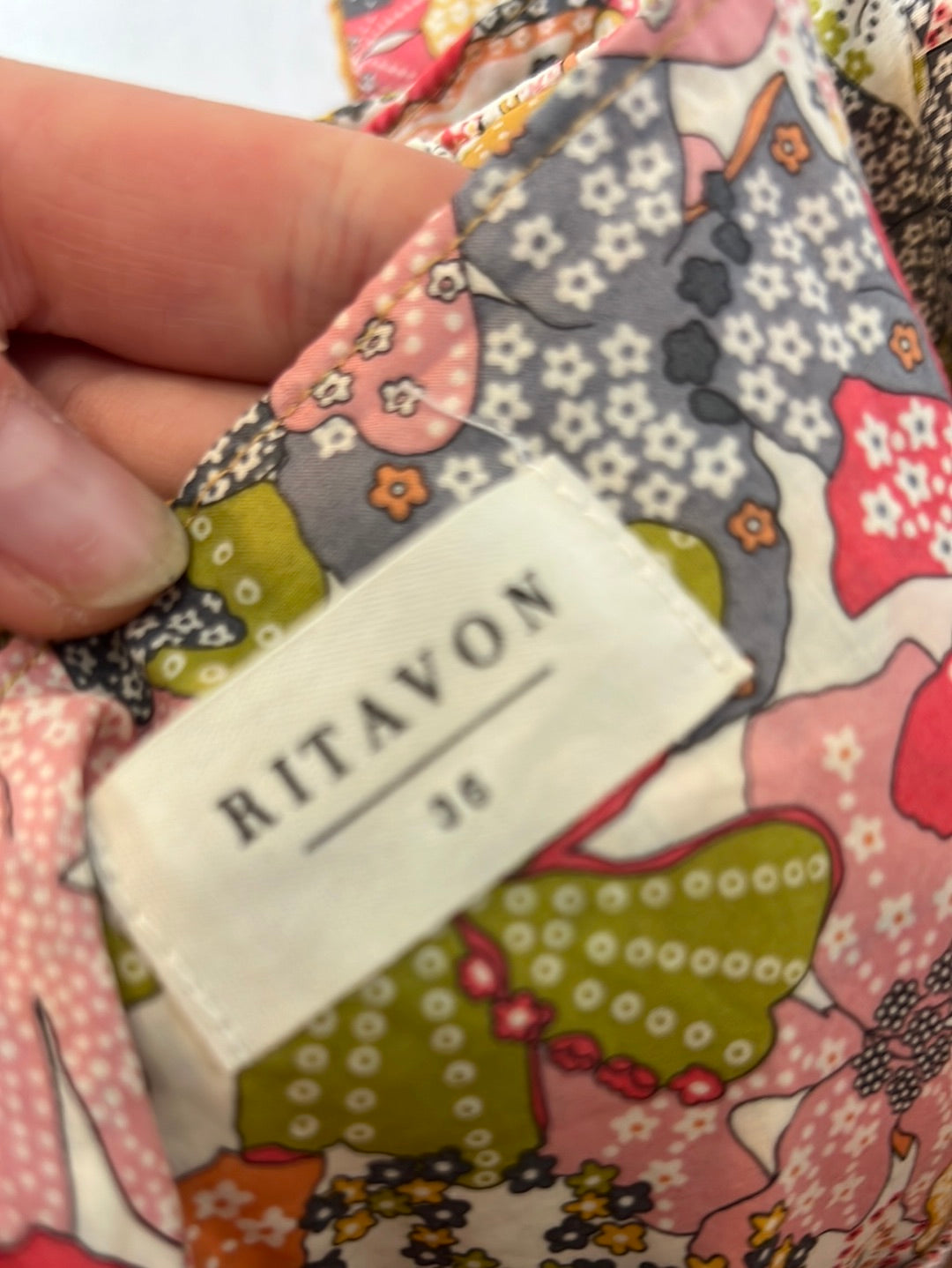 RITAVON. Long floral dress size 36