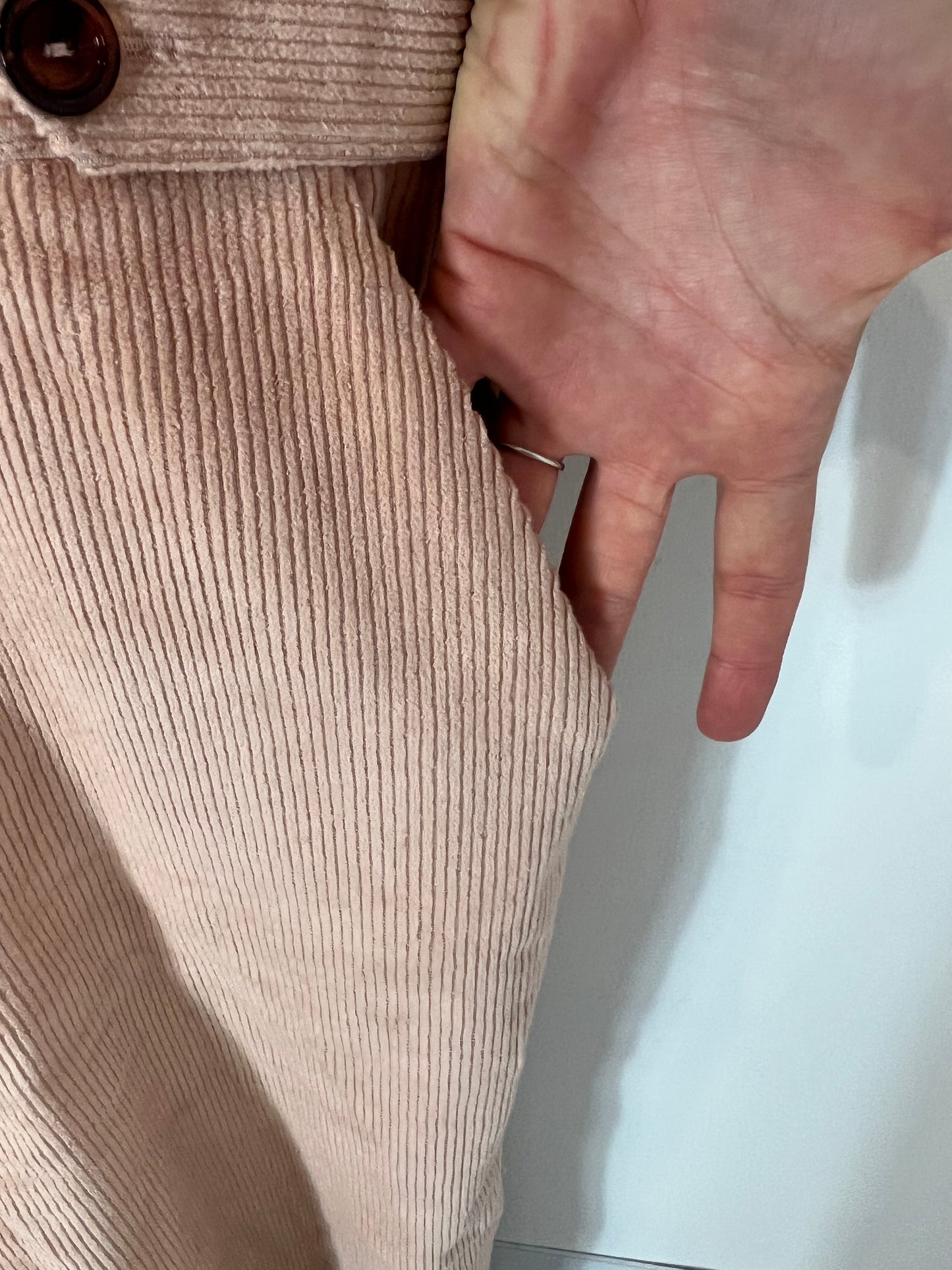 IQ COLLECTION. Mono rosa pana T.m