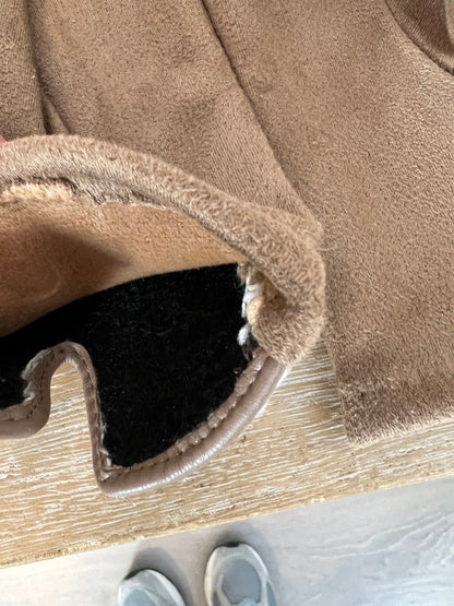 OTHERS. Beige houndstooth gloves. TM