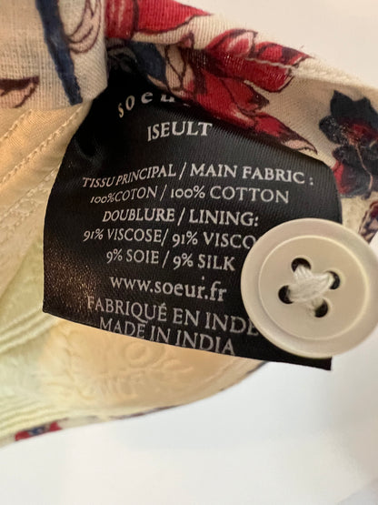 SOEUR. Top flores textura T.s