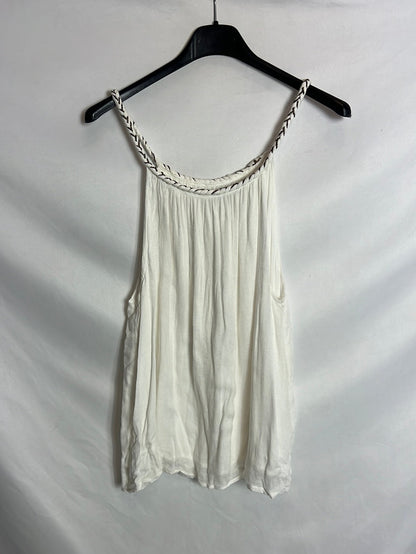 MANGO. Halterneck rope top. TS