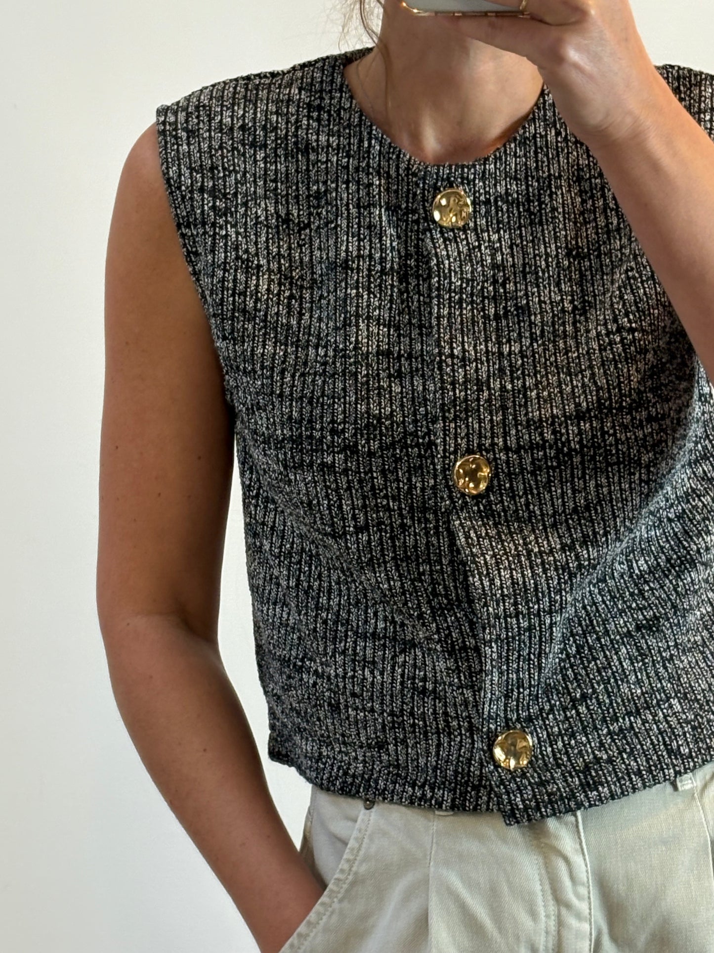 ZARA. Total look jaspeado