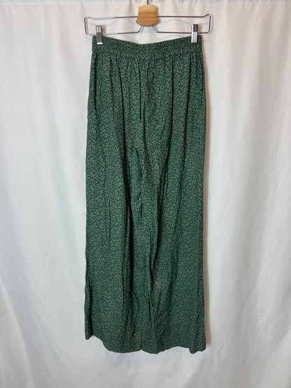 MI&amp;CO BARCELONA. Flowy green printed trousers. TS