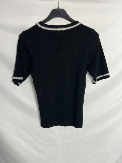 NEW LOOK. Top punto negro . T XS/S