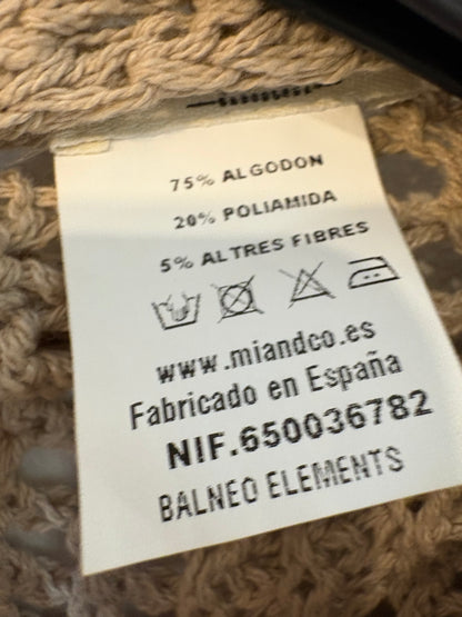 MI & CO. Chal algodón color arena