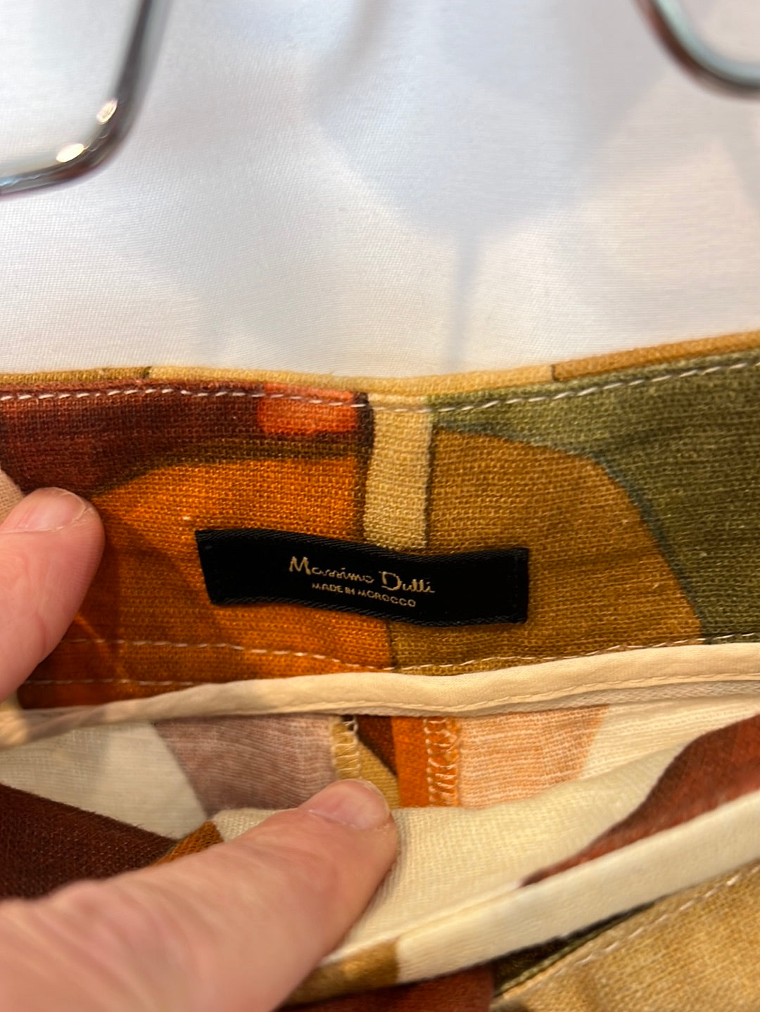 MASSIMO DUTTI. Printed Bermuda shorts. T 36