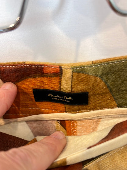 MASSIMO DUTTI. Printed Bermuda shorts. T 36