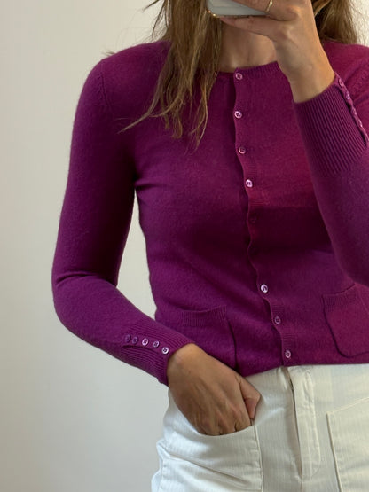 EASY WEAR. Chaqueta buganvilla cashmere