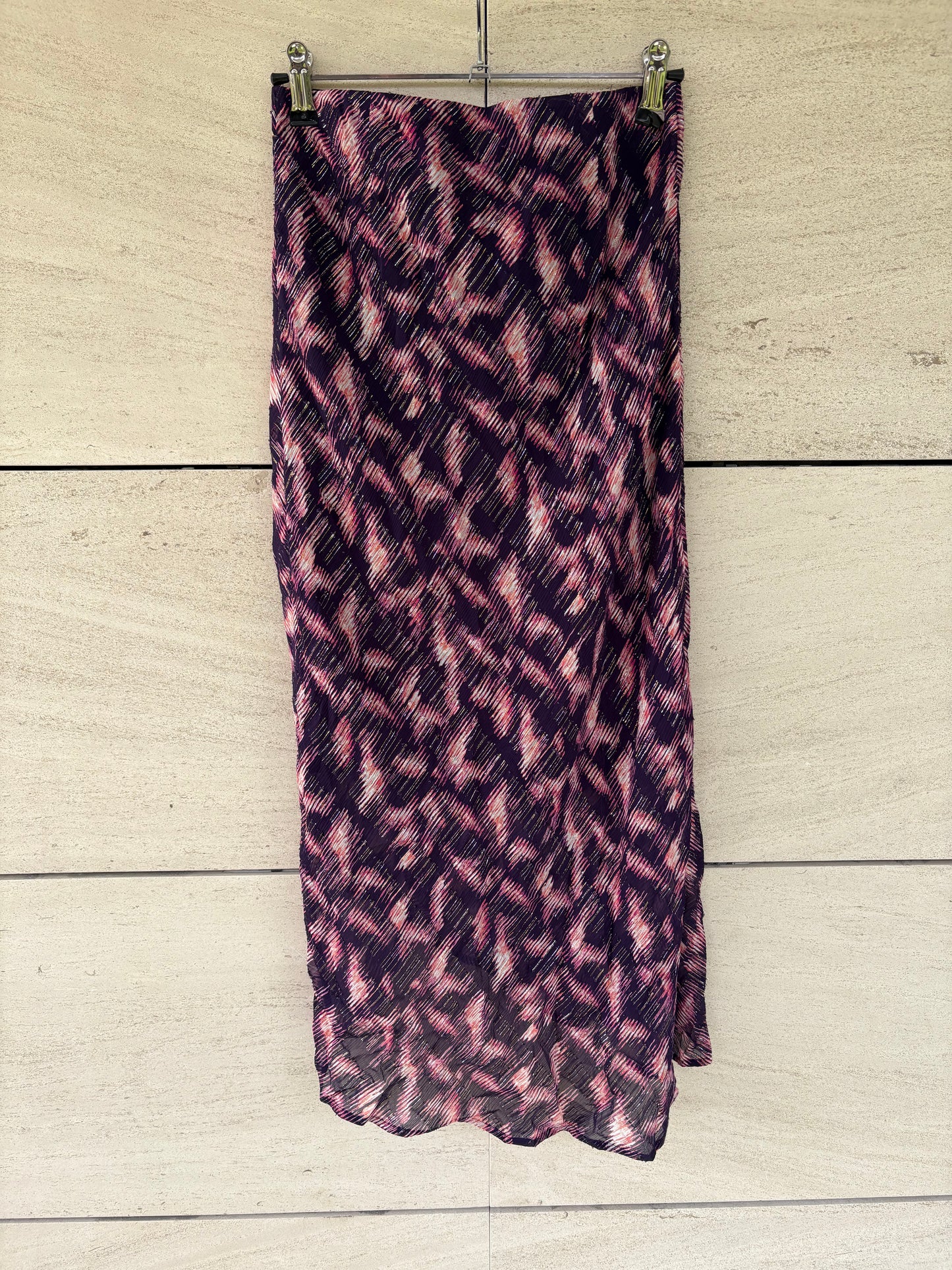 IRO. Falda midi estampada