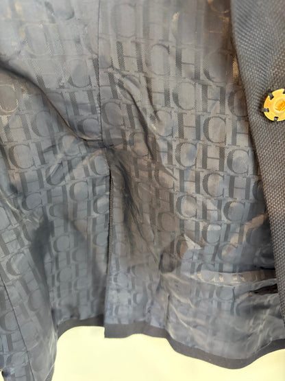 CAROLINA HERRERA. Chaqueta azul botones dorados