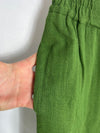 MOMONI. Pantalón verde textura. T 36