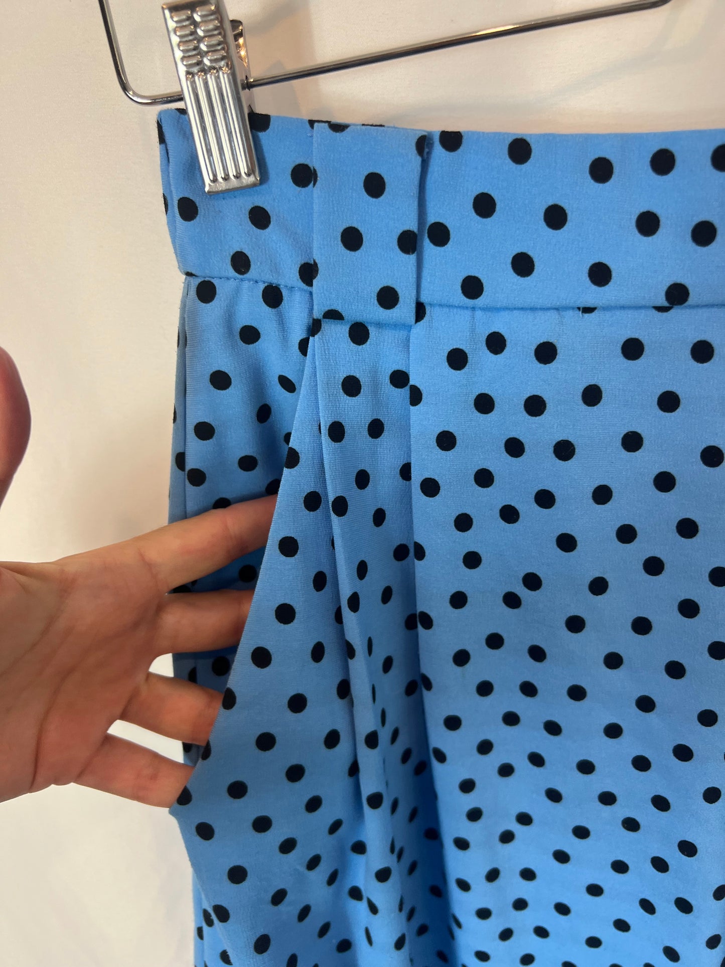 ZARA. Flowy blue culottes. TS