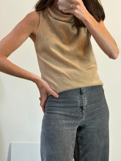 BANANA REPUBLIC. Top cashmere beige